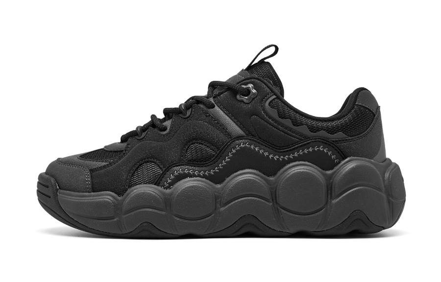 QIAODAN Petal Shoes Slip Resistant, Abrasion Resistant, Breathable, Lightweight, Height Increasing Low top
