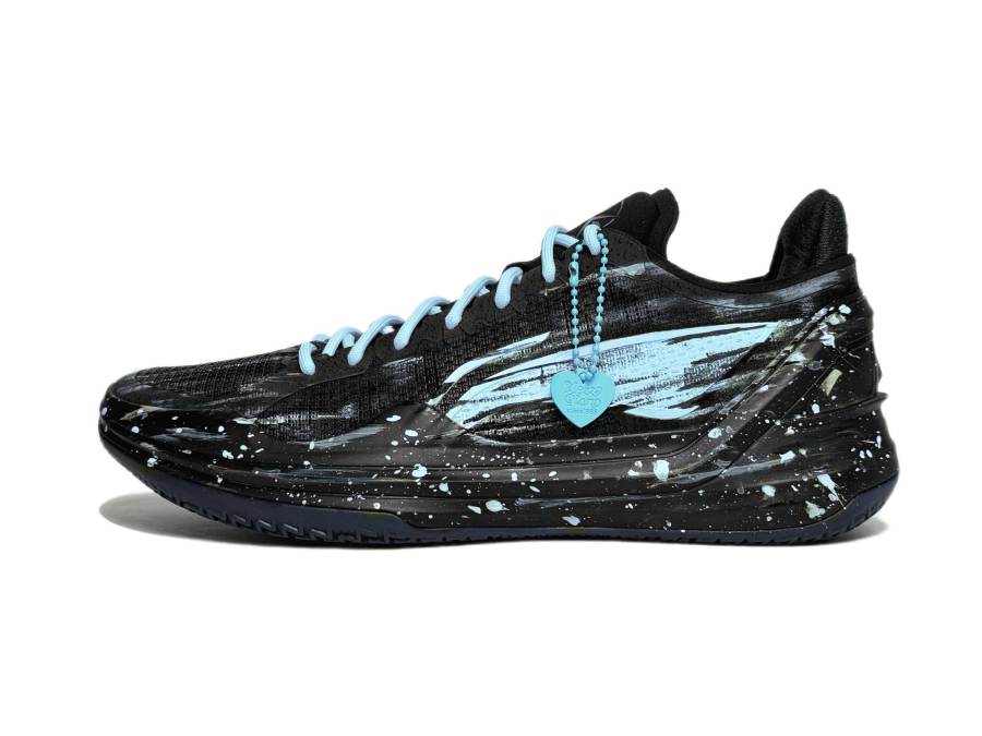 Li-Ning Li Ning Liren 4 V2 Cushioning Rebound Low top Basketball Shoes Men's Black