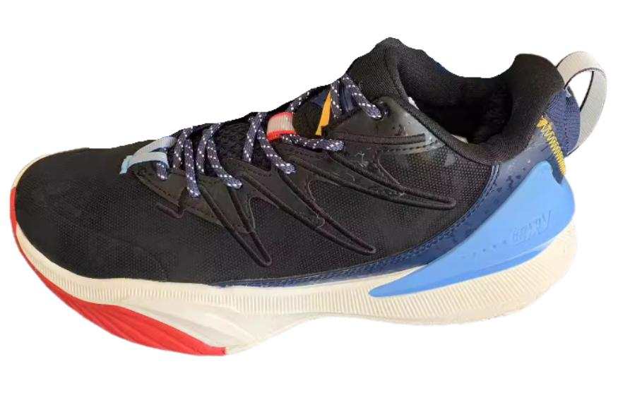 Anta The Dagger 5 Fleece lined Abrasion Resistant Breathable Low top Basketball Shoes Men's Black