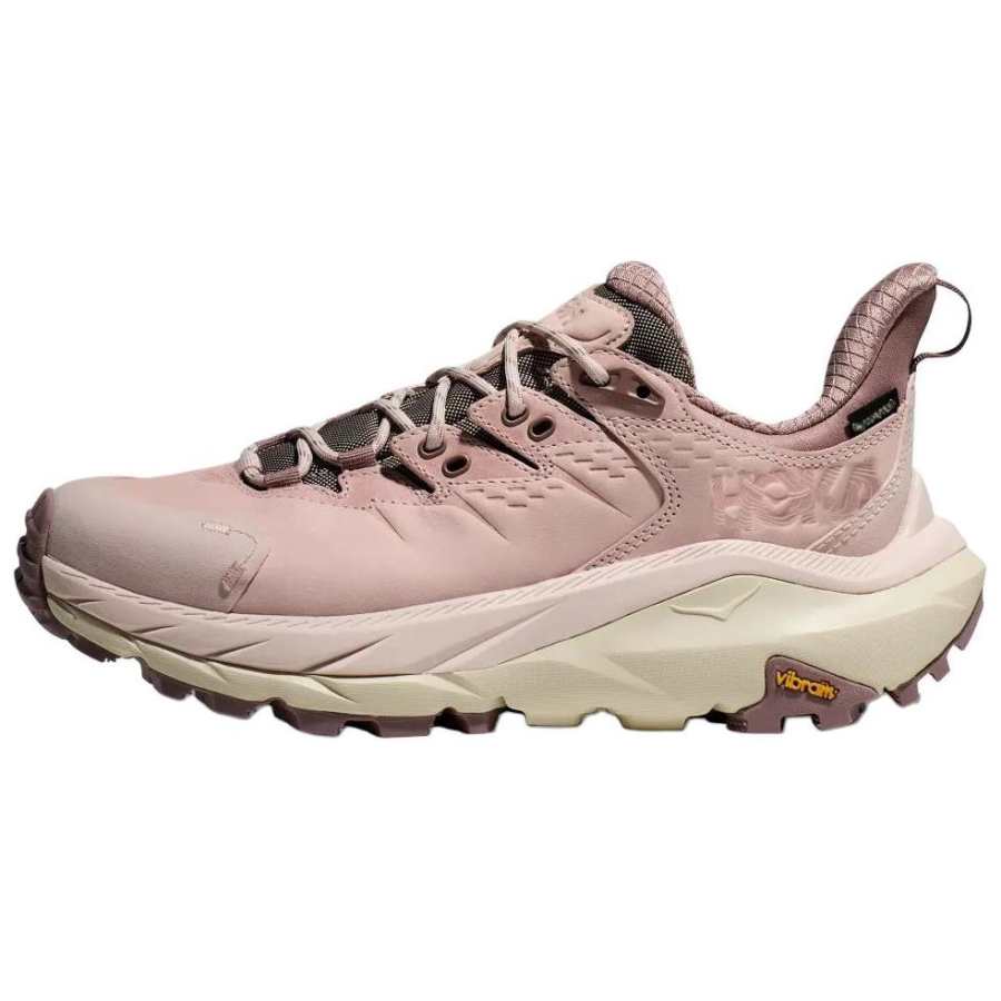HOKA ONE ONE Kaha 2 Comfortable Slip Resistant Abrasion Resistant Low top Mountaineering & Hiking Shoes Women's Pink
