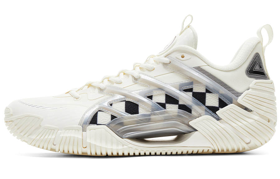 PEAK Yanwu 2 Low top Performance Basketball Shoes Men's Ivory