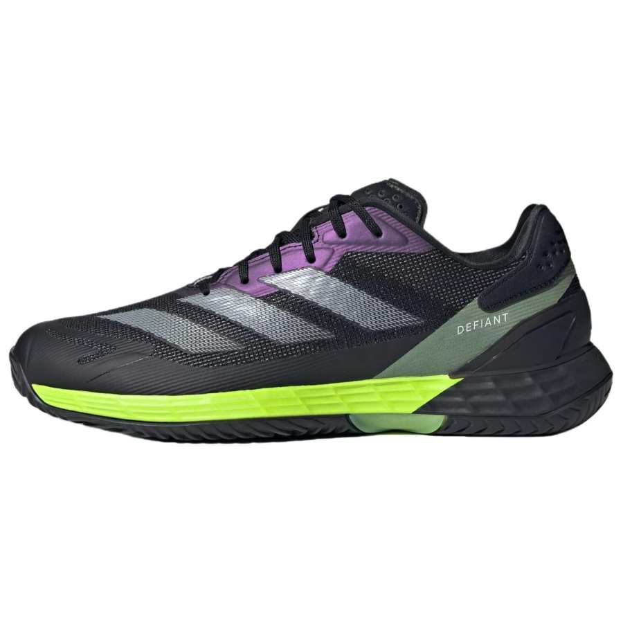 Adidas Adidas DEFIANT SPEED 2 Abrasion Resistant, Breathable, And Lightweight Support Low top Tennis Shoes Men's Black Purple
