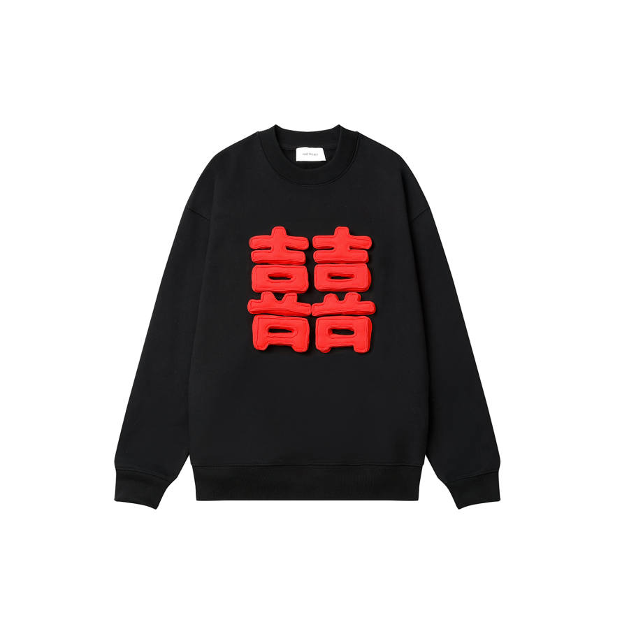 SQQZ Project Crew Neck Loose Fit Sweatshirt Unisex