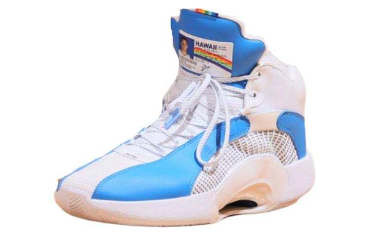Jordan Jordan Air Jordan 35 PE Cushioning Slip Resistant Abrasion Resistant Breathable Mid top Basketball Shoes Men's