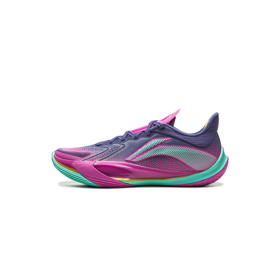 Li-Ning Li Ning Sonic 13v2 Low top Basketball Shoes Men's Blue Purple