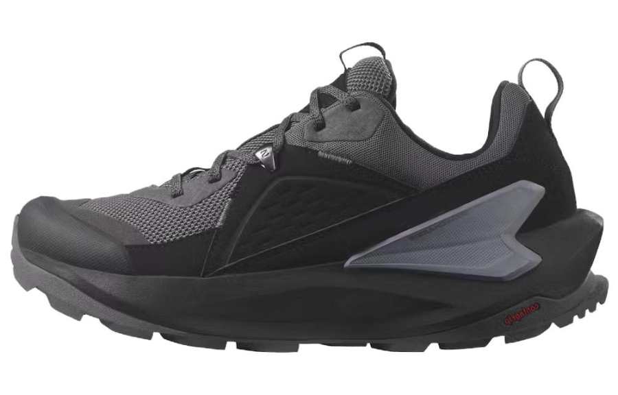 SALOMON Elixir Slip Resistant Abrasion Resistant Low top Hiking Shoes Men's Black
