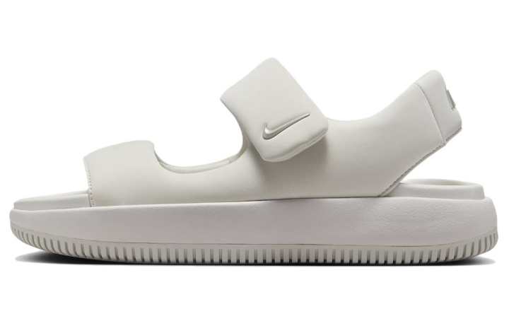 Nike Nike Calm Sandal Light Bone Slip Resistant Abrasion Resistant Beach Sandals Women's White