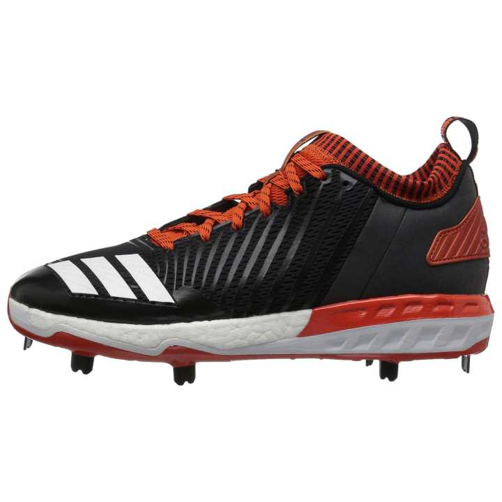 Adidas Adidas Boost Icon 3 Baseball Cleats 'Black Orange'