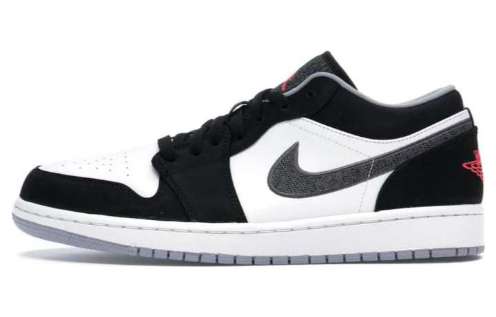 Jordan Jordan 1 Low Black White Wolf Grey Infrared 23