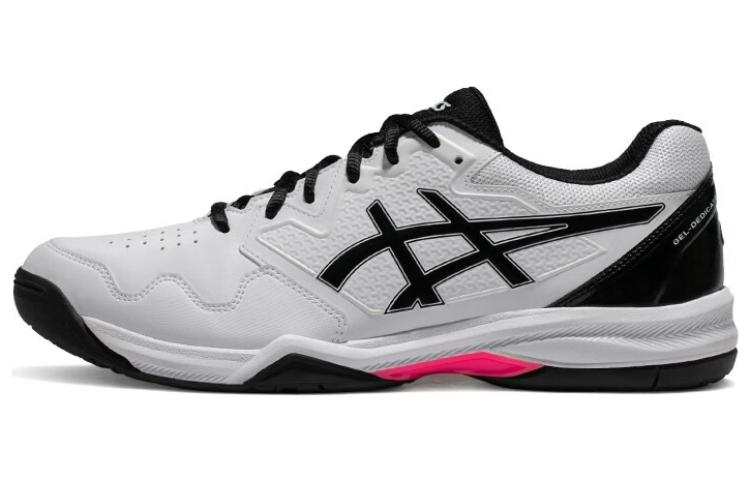 ASICS Gel Dedicate 7 Comfortable Cushioning Breathable Cushioning Breathable Low top Tennis Shoes Men's White Black
