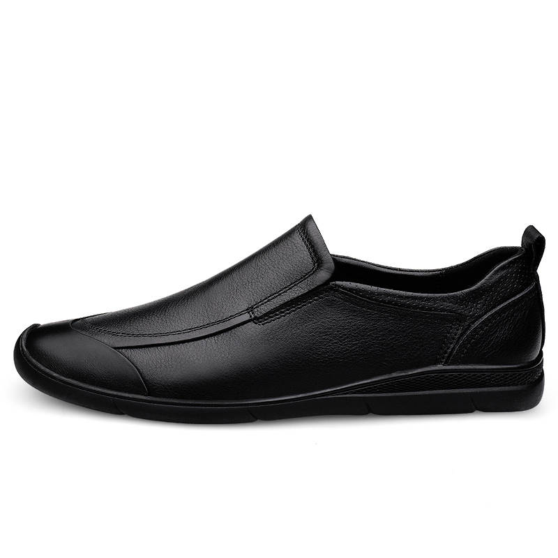 PAIBLOKS Top Grain Cow Leather Men's Casual Shoes Men's