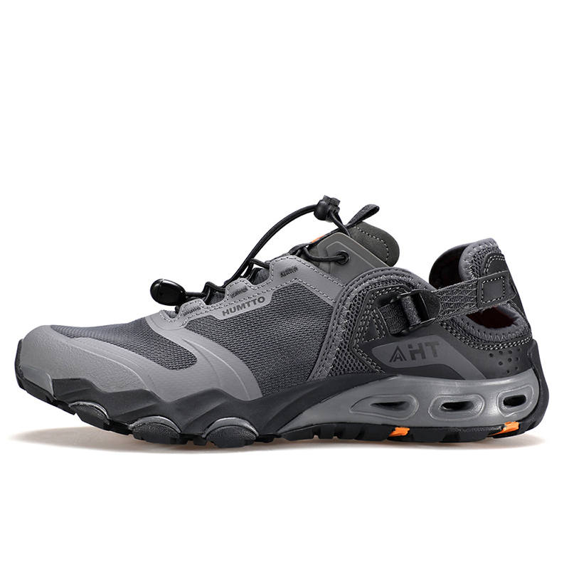 HUMTTO Abrasion Resistant, Balance, Impact Resistant, Quick Dry River Trekking Shoes Men's Gray