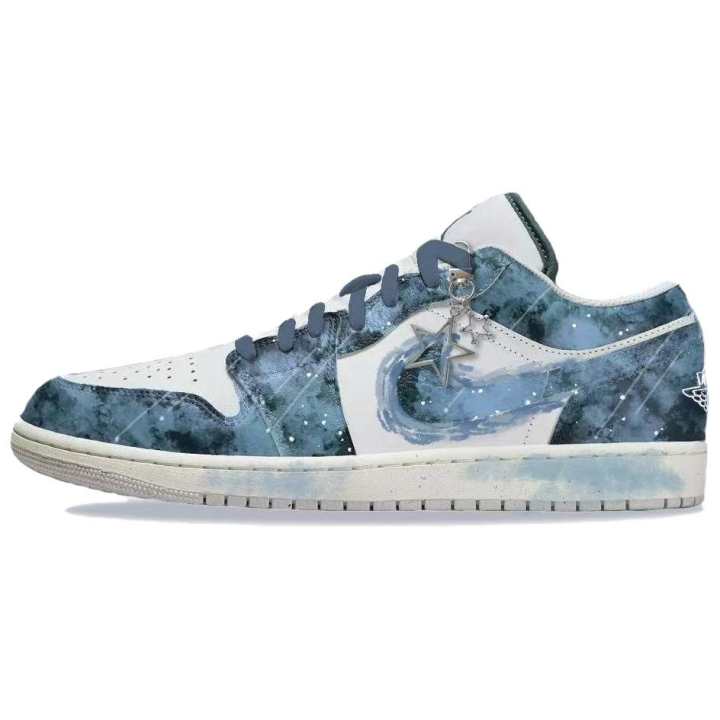 Jordan Jordan Air Jordan 1 Star Moss Leap Cushioning Slip Resistant Abrasion Resistant