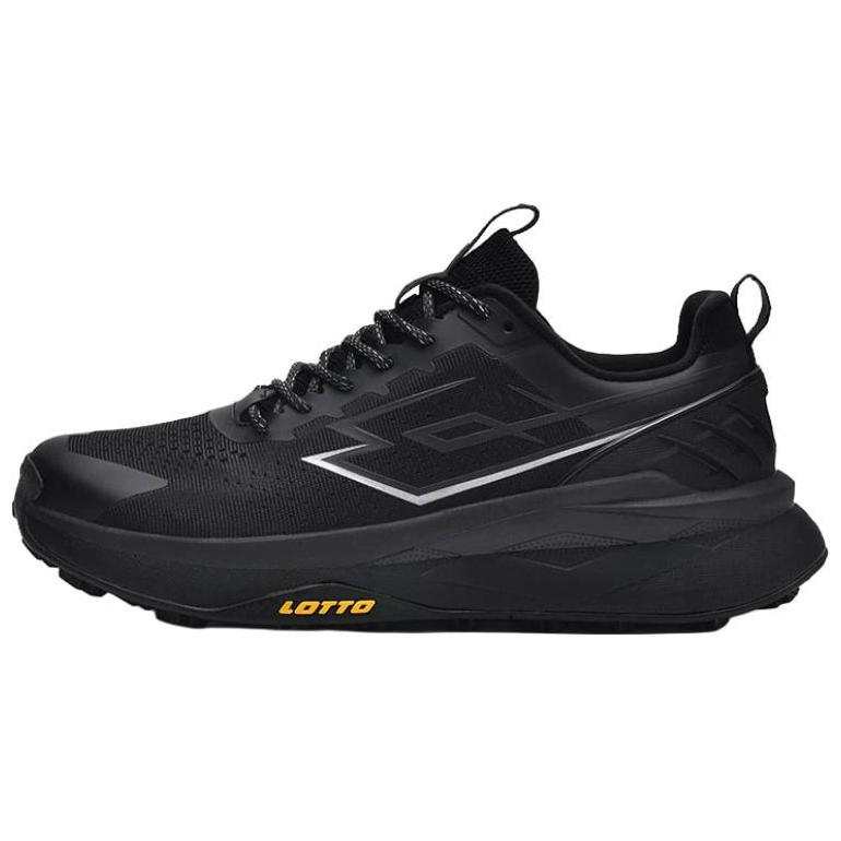 LOTTO Slip Resistant Abrasion Resistant Low top Mountaineering Shoes Men's Black