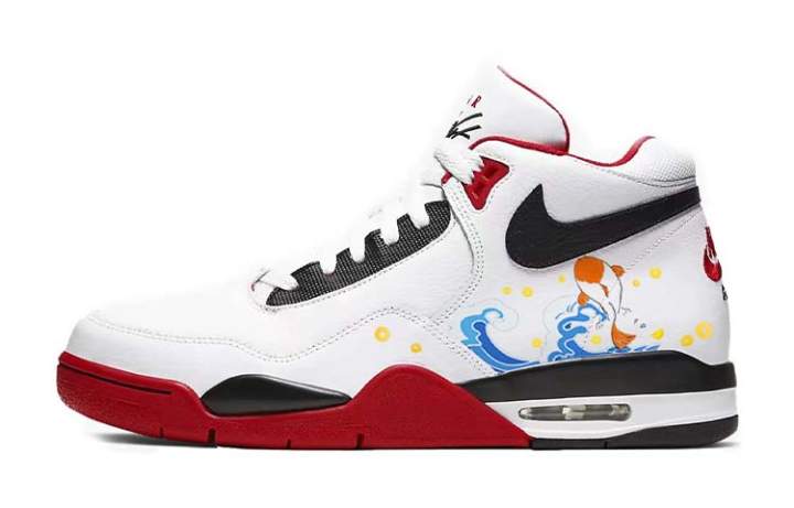 Nike Nike Flight Legacy Vintage Basketball Shoes Unisex High Top Red/White