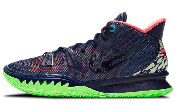 Nike Nike Kyrie 7 EP 'ANIME' Mid top Air Zoom Performance Basketball Shoes Unisex Blue Red Green Asian Version