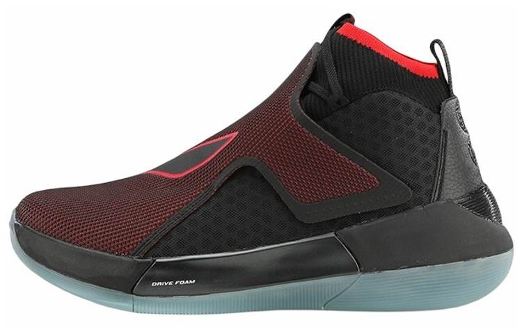 Li-Ning Li Ning YuShuai 12 Mesh Abrasion Resistant Breathable Low top Performance Basketball Shoes Men's Black Red