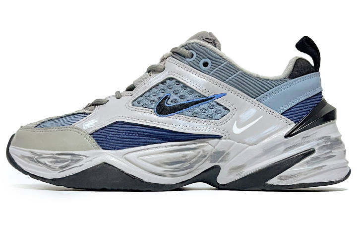 Nike Nike M2K Tekno Low top Chunky Sneakers Unisex Blue Gray