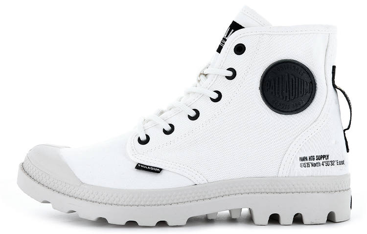 Palladium Pampa Hi Htg Supply Slip Resistant Abrasion Resistant Slip Resistant Abrasion Resistant High top Canvas Shoes