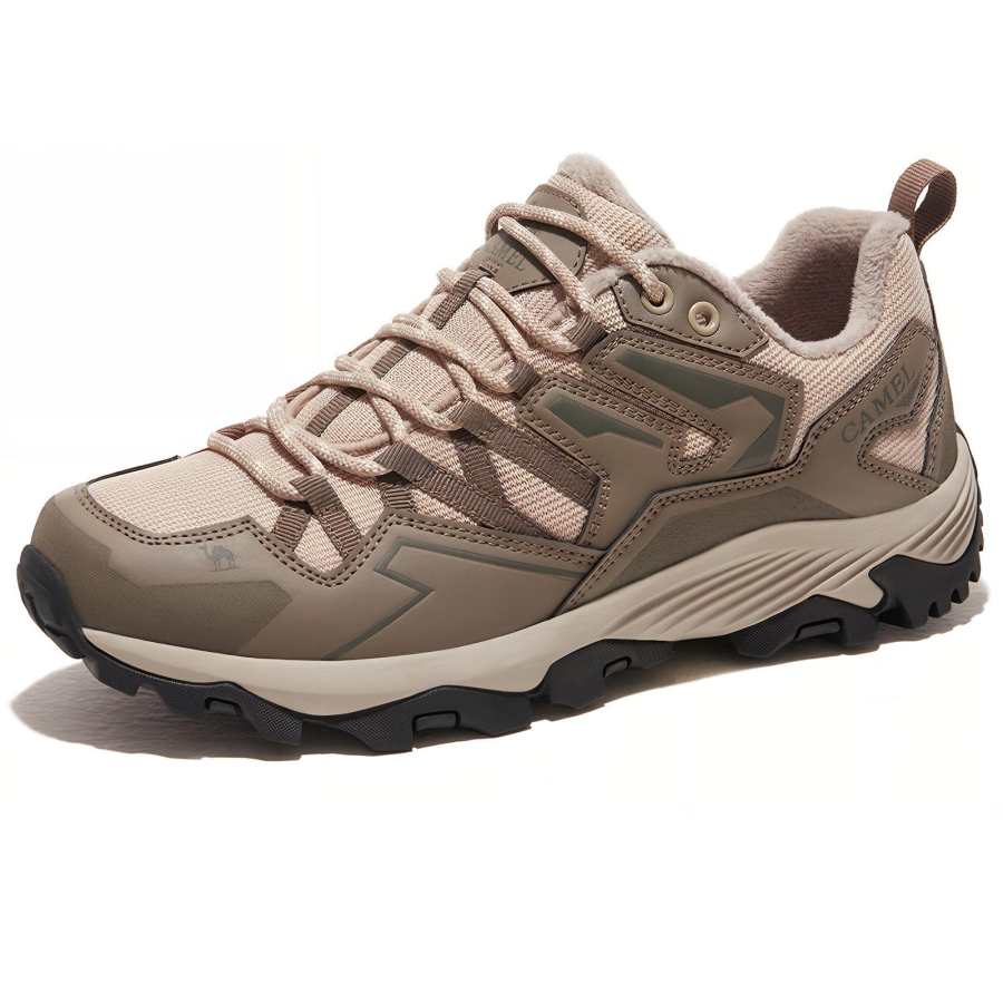 CAMEL Kunlun Mountain 1 Fleece Lined, Abrasion Resistant Cushioning, Thermal, Cold Resistant Slip Resistant Low top