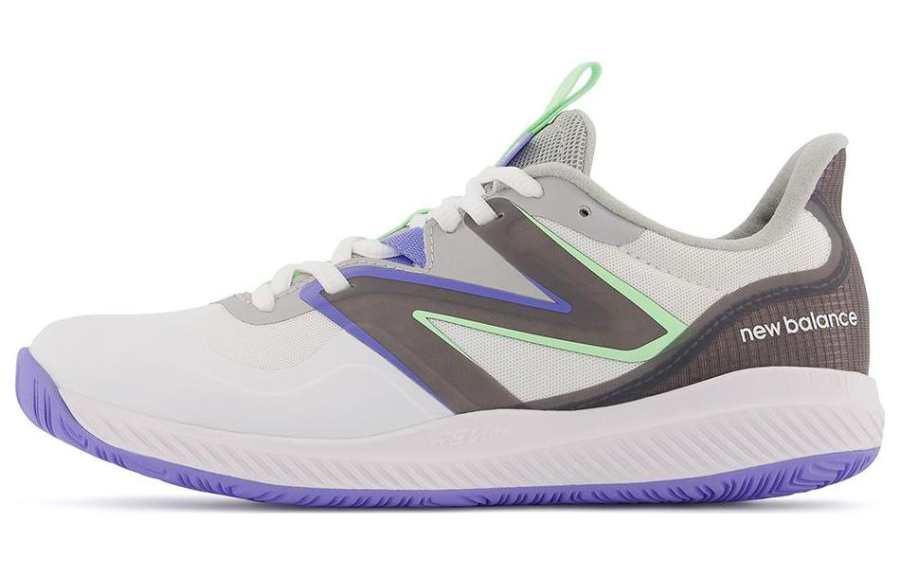 New Balance New Balance NB 796 V3 Textile, Leather Athleisure Low top Tennis Shoes Women's White Blue Silver