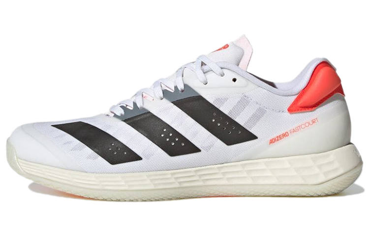 Adidas Adidas Adizero Fastcourt 1.5 Tokyo Abrasion Resistant Low top Training Shoes Men's White Black Orange