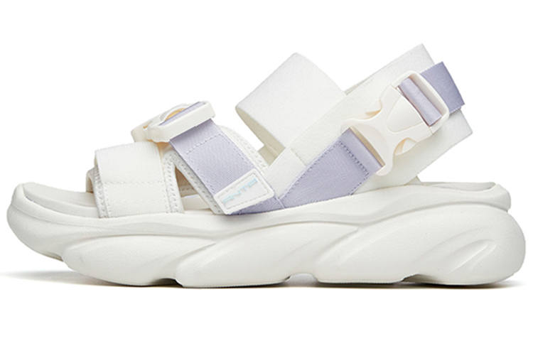 Anta Beach Sandals Women's White Purple