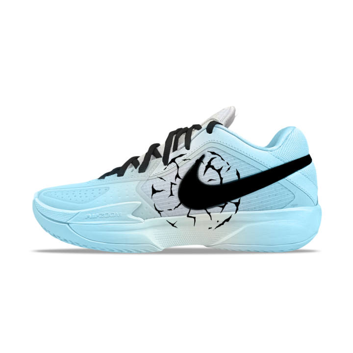 Nike Nike GT Cut Cross Abrasion Resistant Low top Basketball Shoes Men's Blue Black