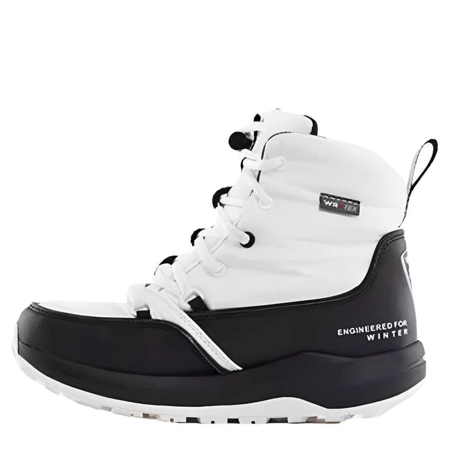 ROSSIGNOL PODIUM Short Mid Calf Snow Boots Women's Black White