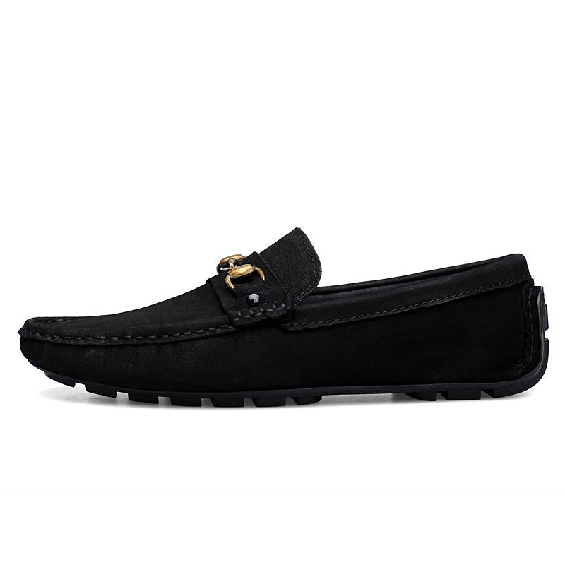 BAGE BAGE Gommino Loafers Unisex Black Matte