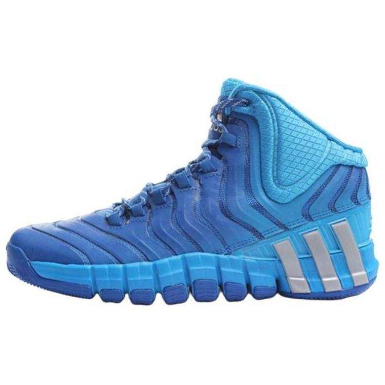 Adidas Adidas Adipure Abrasion Resistant Mid top Basketball Shoes Men's Blue