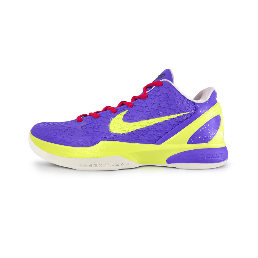 Nike Nike Zoom Kobe 6 Joker Cushioning, Wear Resistant Low top Basketball Shoes Men's Yellow Purple