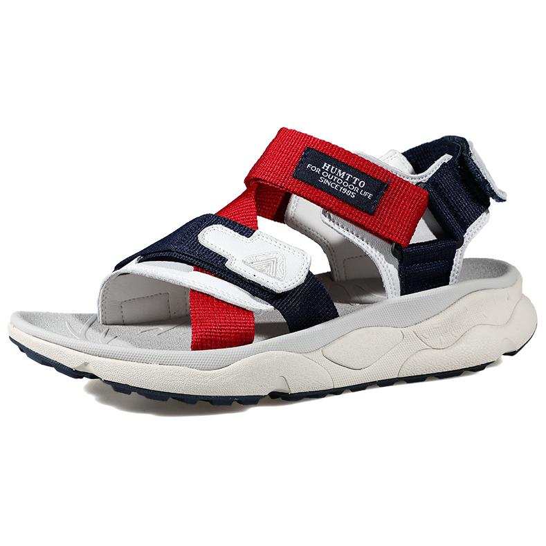 HUMTTO Breathable Beach Sandals Women's White Red