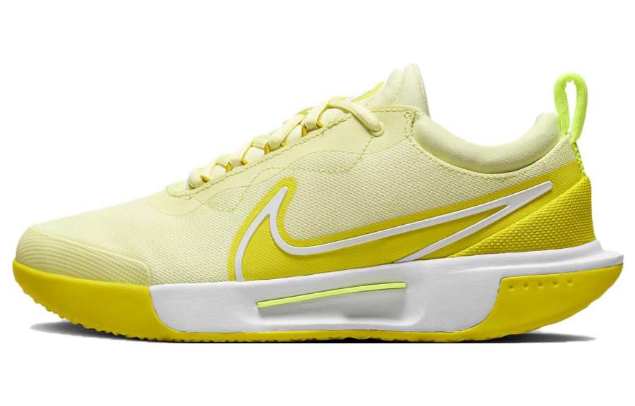 Nike Nike Court Air Zoom Pro Slip Resistant Slip Resistant Low top Tennis Shoes Women's Yellow
