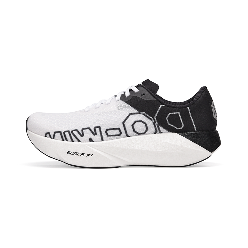 DO-WIN DO WIN Hexagon Abrasion Resistant Breathable Support Training Shoes Unisex Black/White