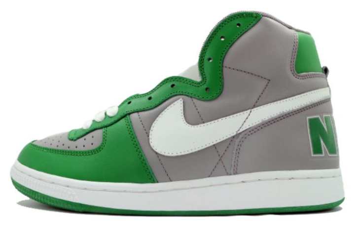 Nike Nike Terminator HIGH BOSTON 307147 011 Slip Resistant Abrasion Resistant High top Basketball Shoes Men's