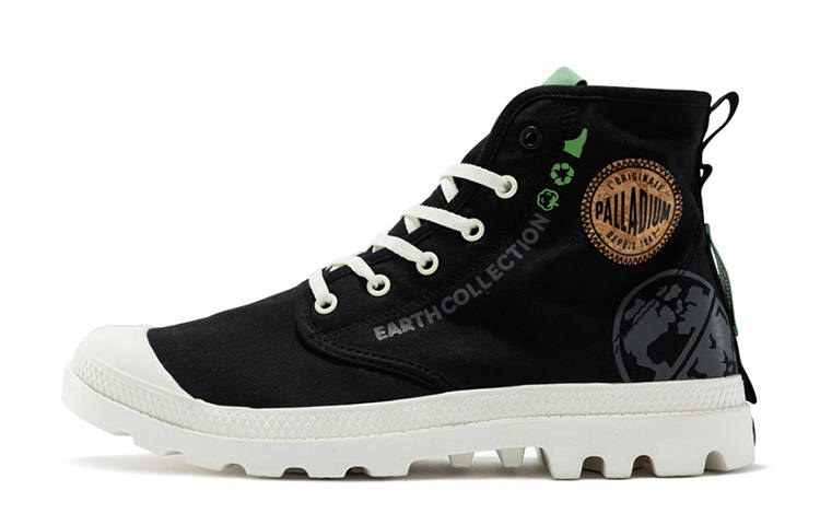 Palladium Pampa Organic Metro Slip Resistant, Abrasion Resistant, Breathable, Lightweight High top Canvas Shoes Unisex