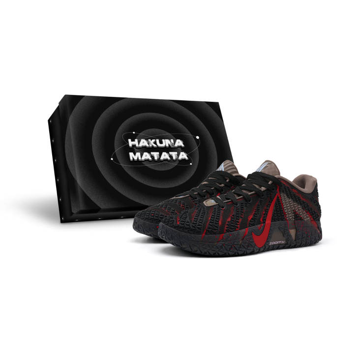Nike Nike Ja Morant 3 Lava Box Included Abrasion Resistant Coverage Low top Basketball Shoes Men's Black Red