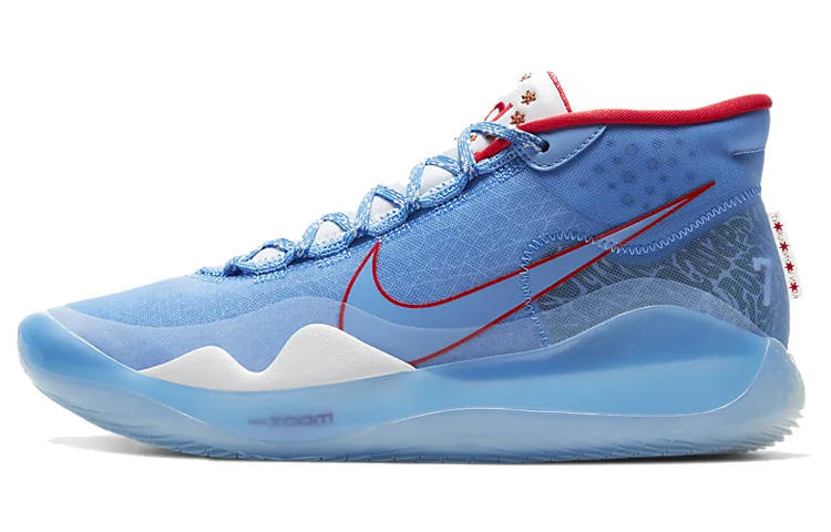 Nike Nike KD 12 Zoom Don C KD Low top Zoom Performance Basketball Shoes Unisex Blue International Version