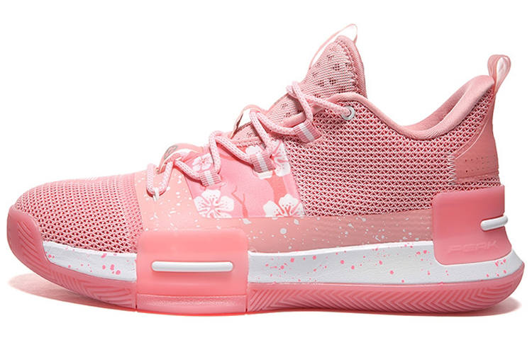 PEAK Flash 1 Basketball Shoes Women's Mid Top Pink