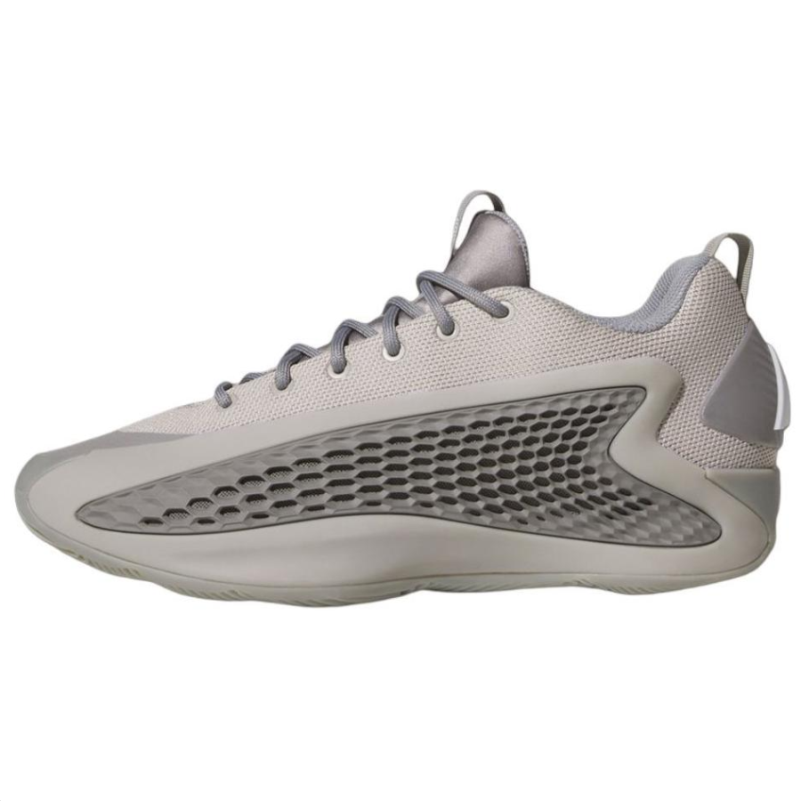Adidas Adidas A.E. 1 Slip Resistant Abrasion Resistant Slip Resistant Abrasion Resistant Low top Basketball Shoes Unisex Gray