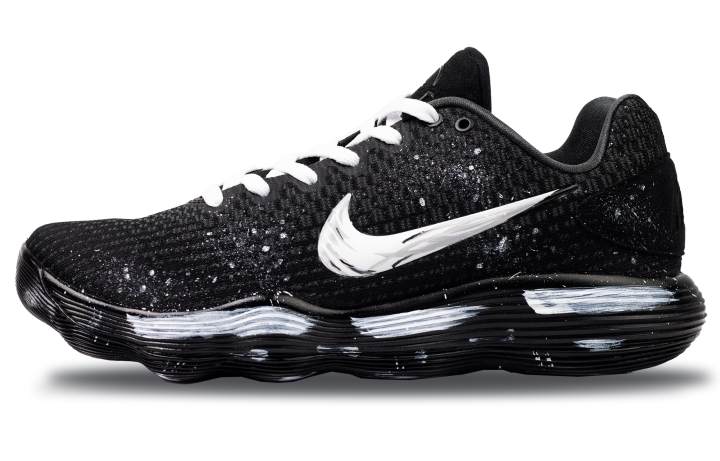 Nike Nike Hyperdunk 2017 Darkbringer Cushioning Abrasion Resistant Support Low top Basketball Shoes Men's Black Gray