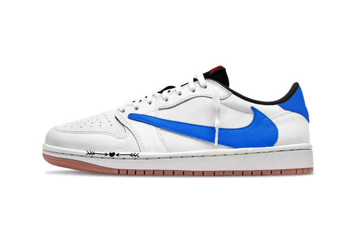 Jordan Travis Scott x Jordan Air Jordan 1 Travis Scott X AJ1 10 Cow Leather Abrasion Resistant Abrasion Resistant Low top