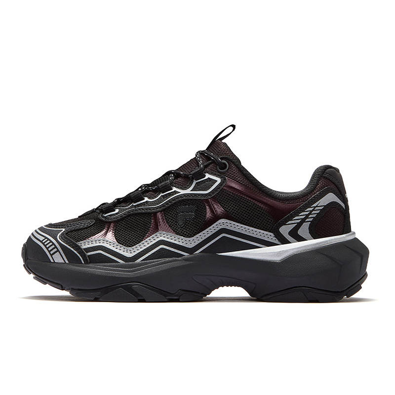 FILA FUSION GRAVEL Stratum Shoes Low top Chunky Sneakers Women's Black