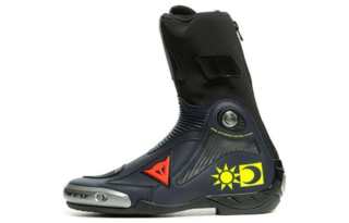 DAINESE Axial D1 Replica Slip Resistant Abrasion Resistant High top Cycling Shoes Men's Black Yellow Red