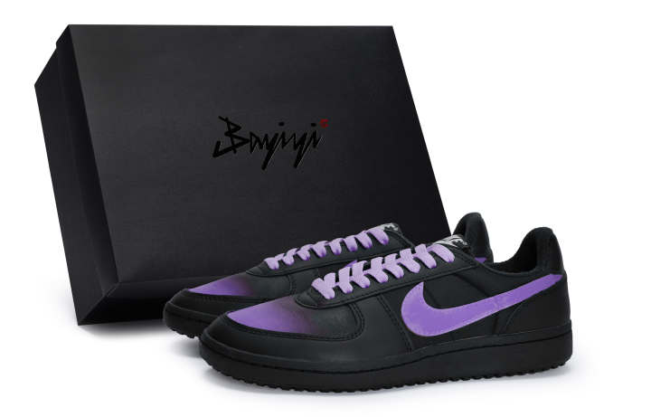 Nike Nike Field General '82 Low top Vintage Basketball Shoes Unisex Black Purple