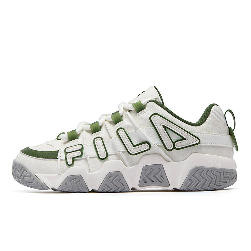FILA FUSION BUSTER Puffy Shoes Low top Basketball Shoes Men's Snow Garden Green