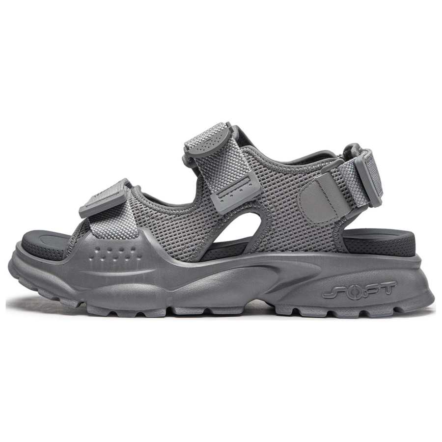 Li-Ning Li Ning SOFT COCA Beach Sandals Men's Gray