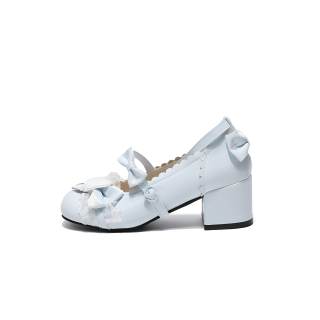 YANGNIANHUA Chunky Heel Mary Jane Shoes Women's