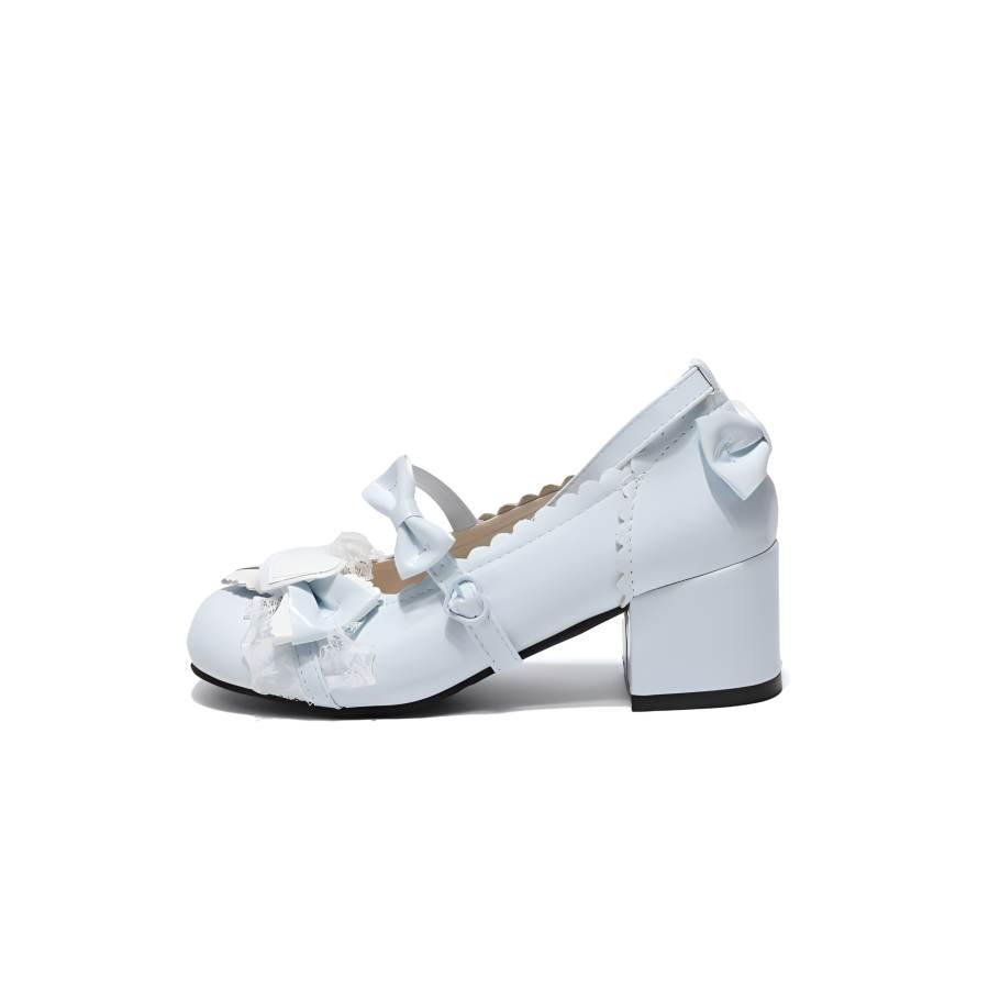 YANGNIANHUA Chunky Heel Mary Jane Shoes Women's